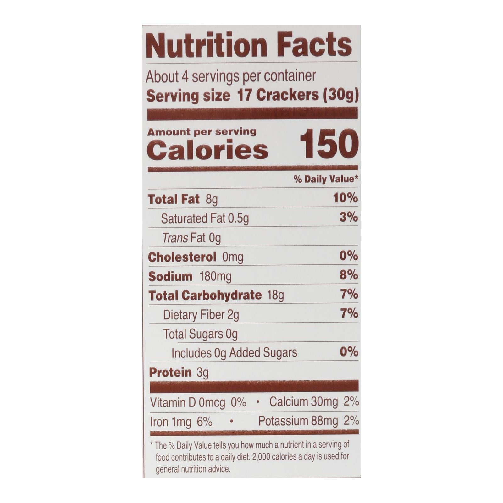 Simple Mills Sea Salt Almond Flour Crackers, 6-Pack