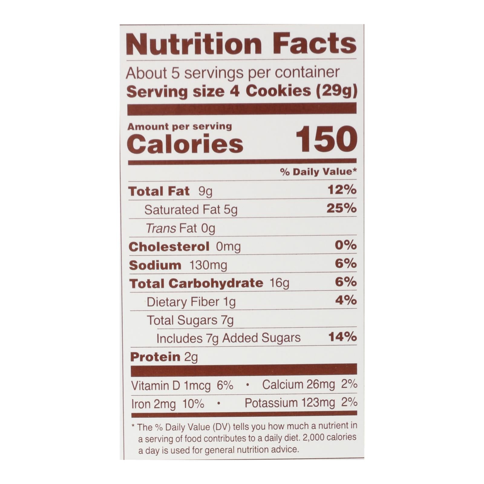 Simple Mills Crunchy Chocolate Chip Cookies, 6 Pack