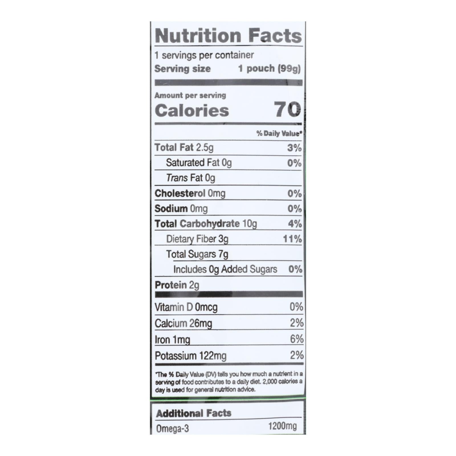Chia Squeeze Snack - Green Magic - 16 Pack - 3.5 Oz