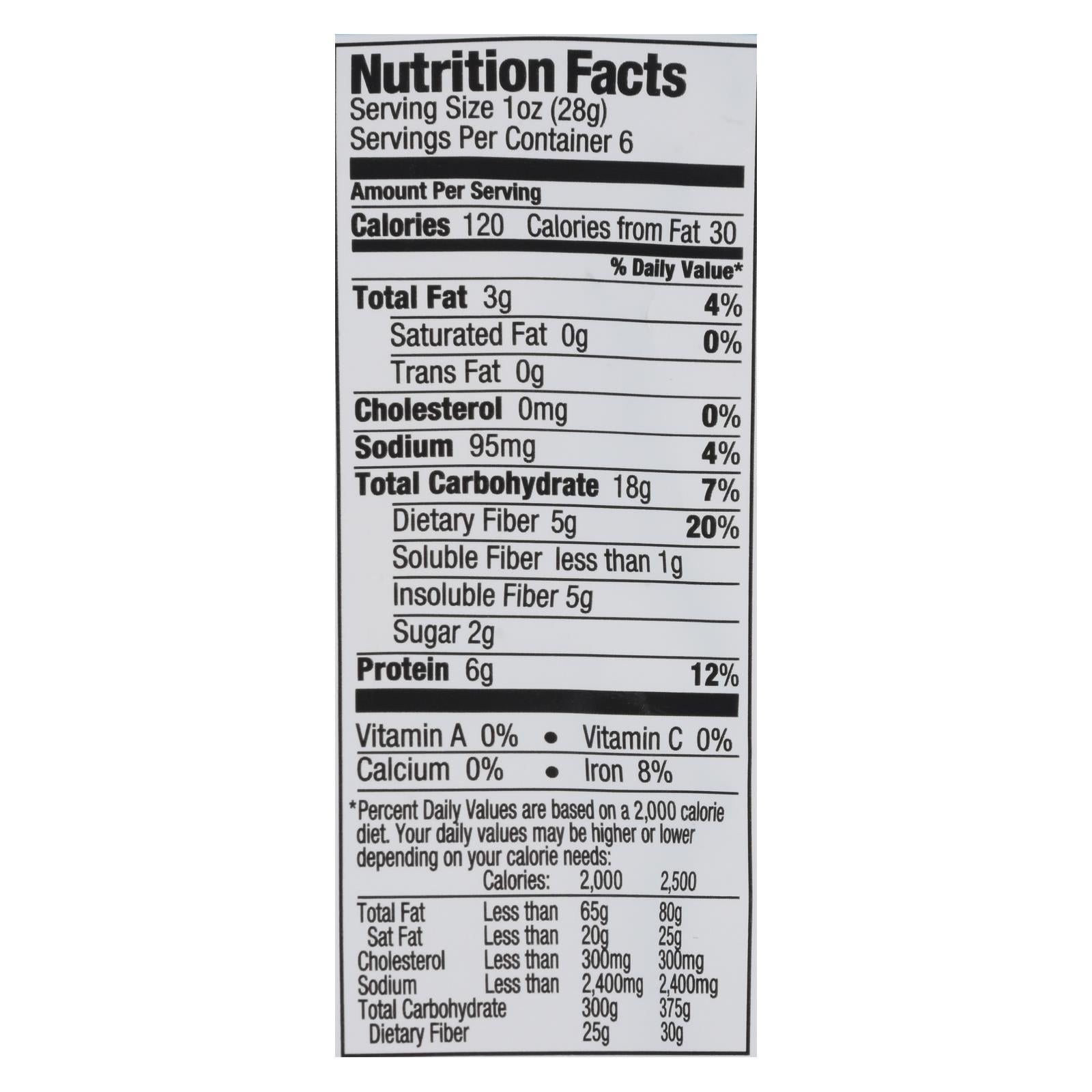 The Good Bean Sea Salt Chickpea Snacks, 6-Pack, 6 Oz