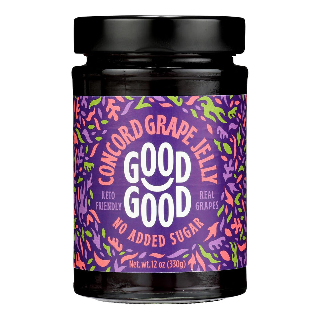 Good Good - Jelly Concrd Grpe No Sugar - Case Of 6-12 Oz