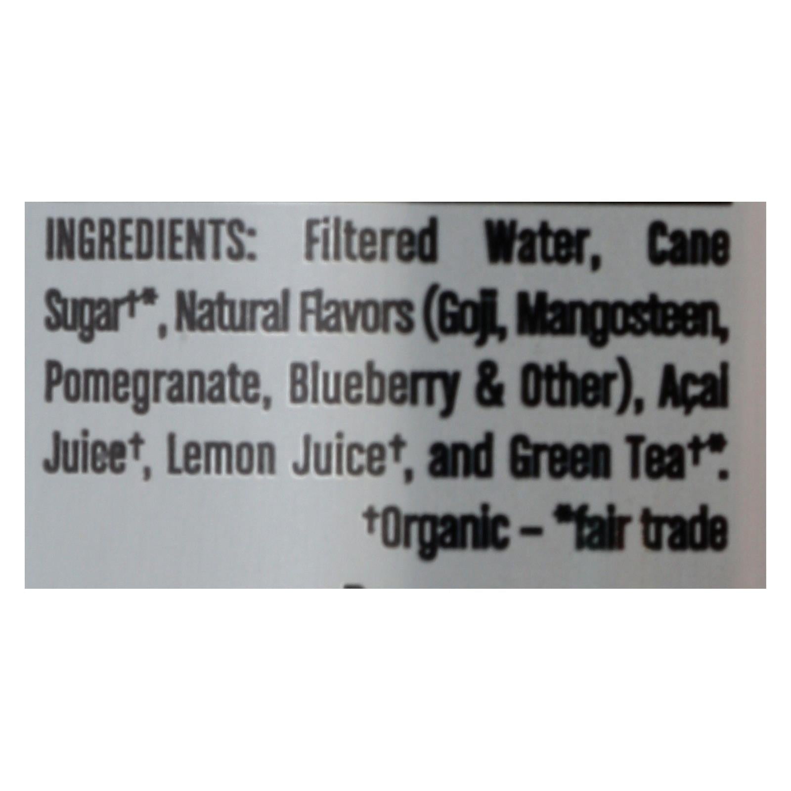 Steaz Super Fruit Green Tea, Lightly Sweetened, 12-Pack