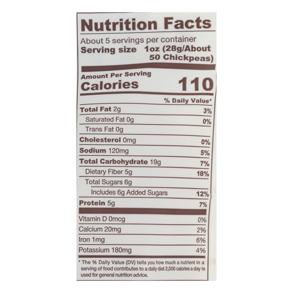 Biena Chickpea Snacks - Honey Roasted - Case Of 8 - 5 Oz.