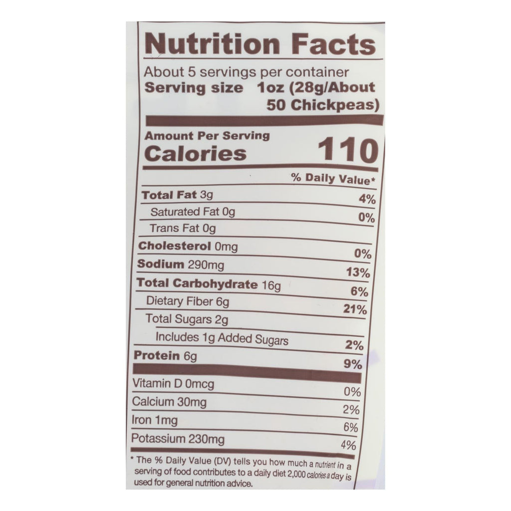 Biena Chickpea Snacks - Rockin' Ranch - Case Of 8 - 5 Oz.