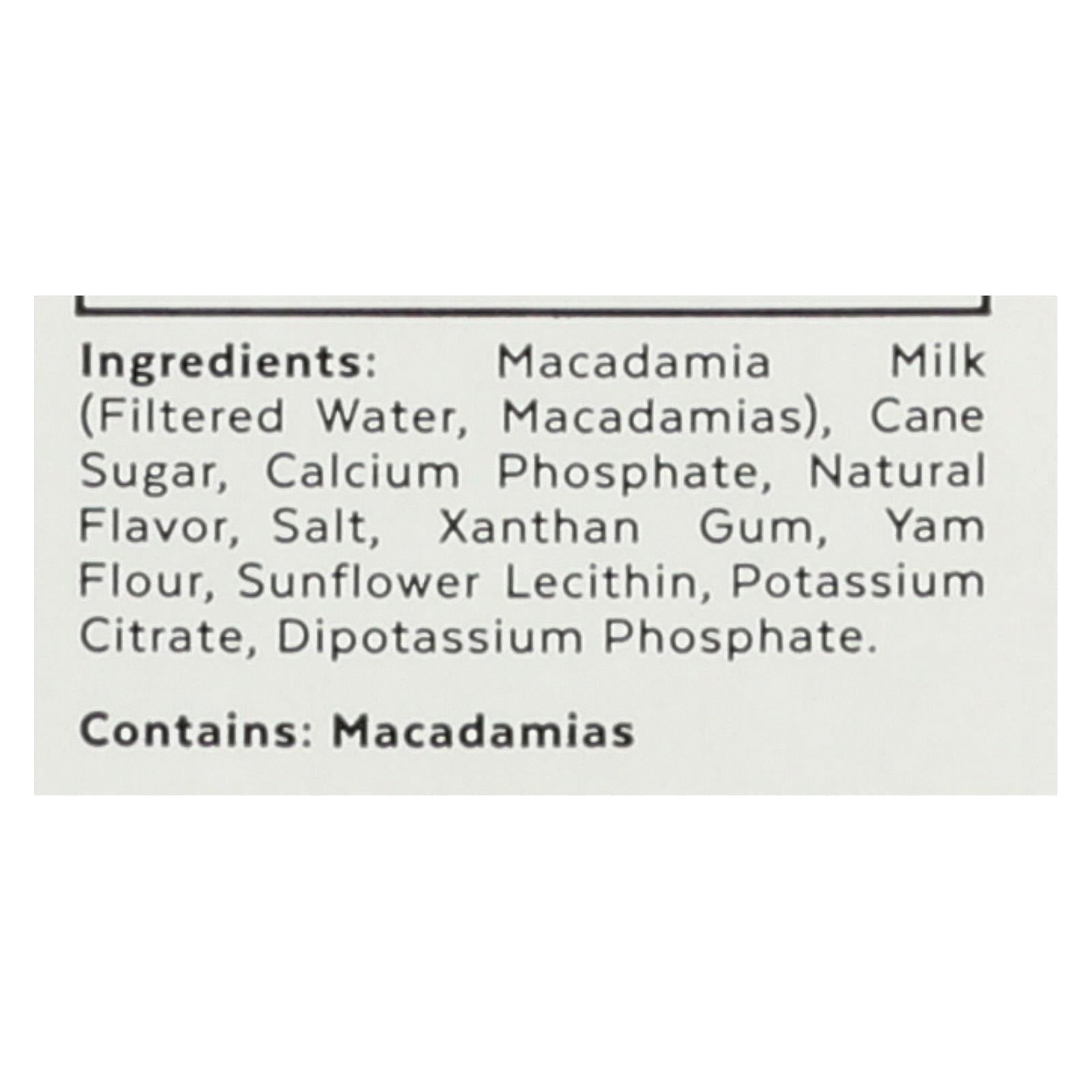 Milkadamia Macadamia Milk Latte Da Barista - 6 Pack 32 Fz