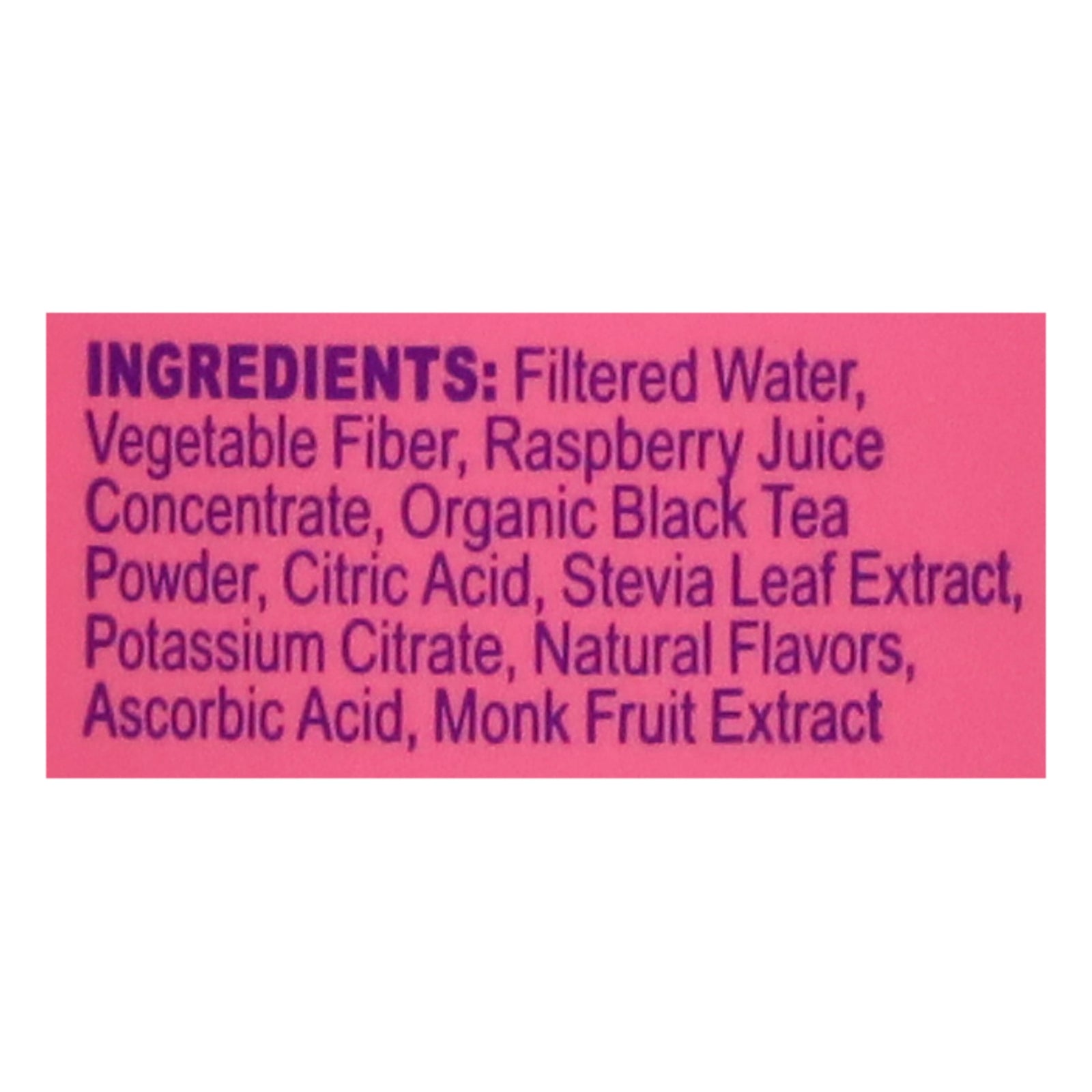 Swoon - Tea Raspberry Zero Sugar - CS of 12-12 OZ