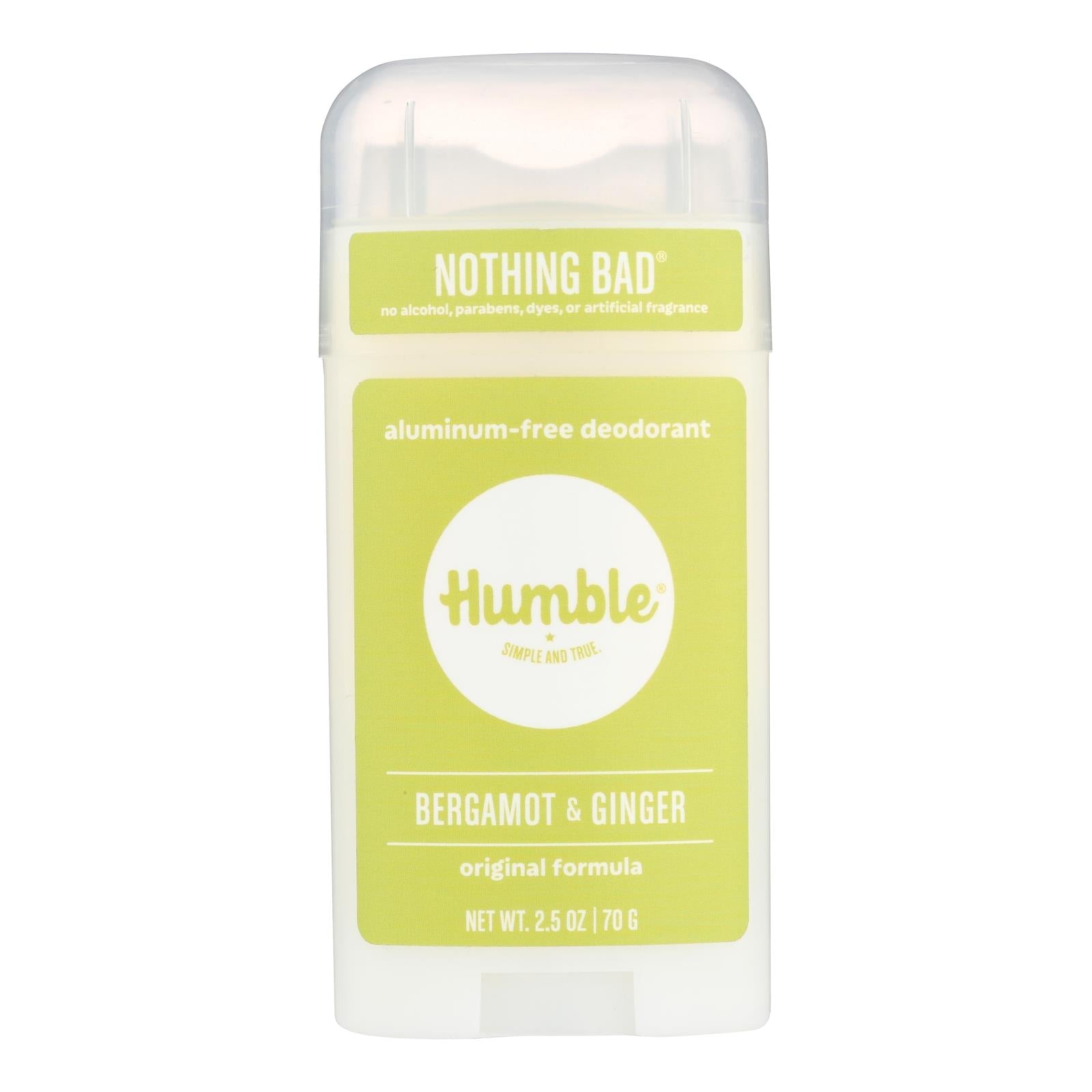 Humble Brands - Deod Bergamont Ginger - EA of 1-2.5 OZ