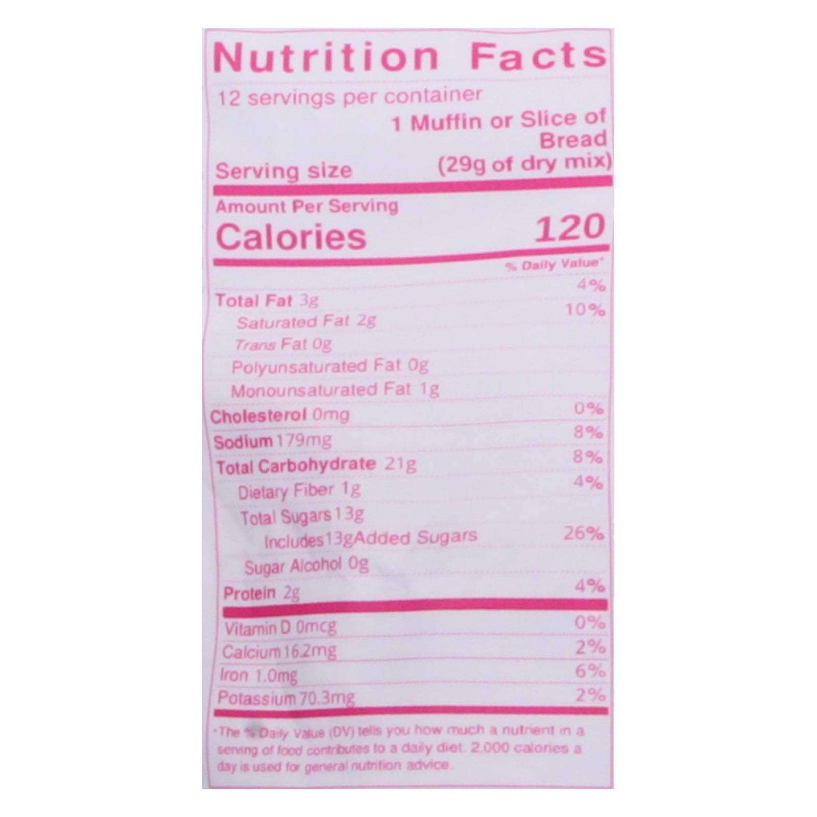 Gonanas Chocolate Chip Banana Bread Mix - 6 Pack