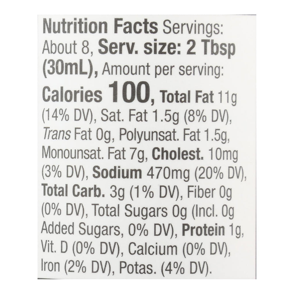 Primal Kitchen Dressing Ranch  - Case of 6 - 8 FZ