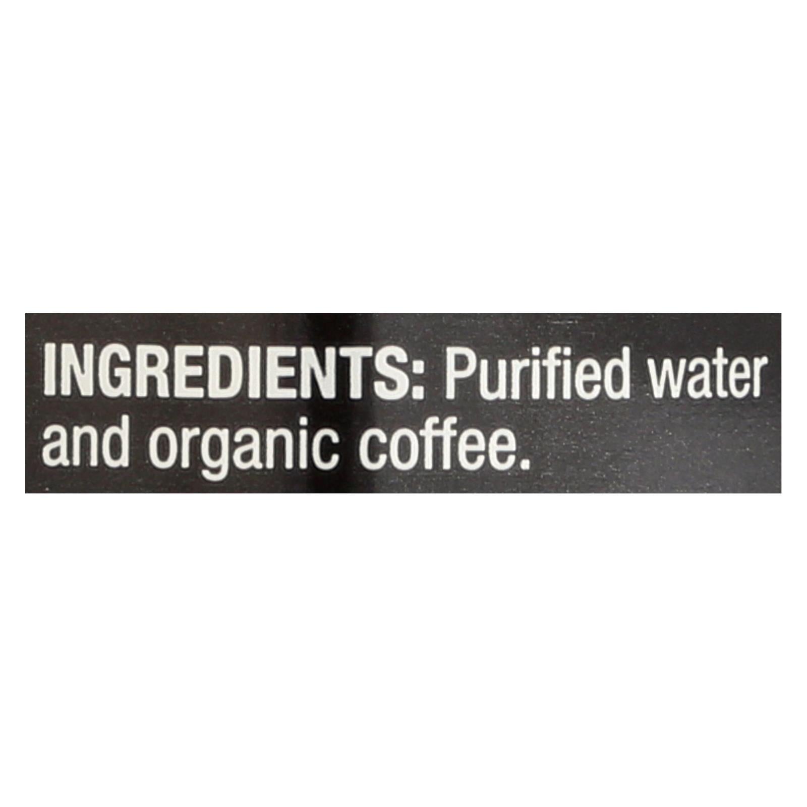Rise Brewing Co Organic Black Cold Brew, 12 Pack, 7 oz Each