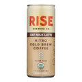 Rise Nitro Cold Brew Oat Milk Latte, 12-Pack, 7 oz Cans