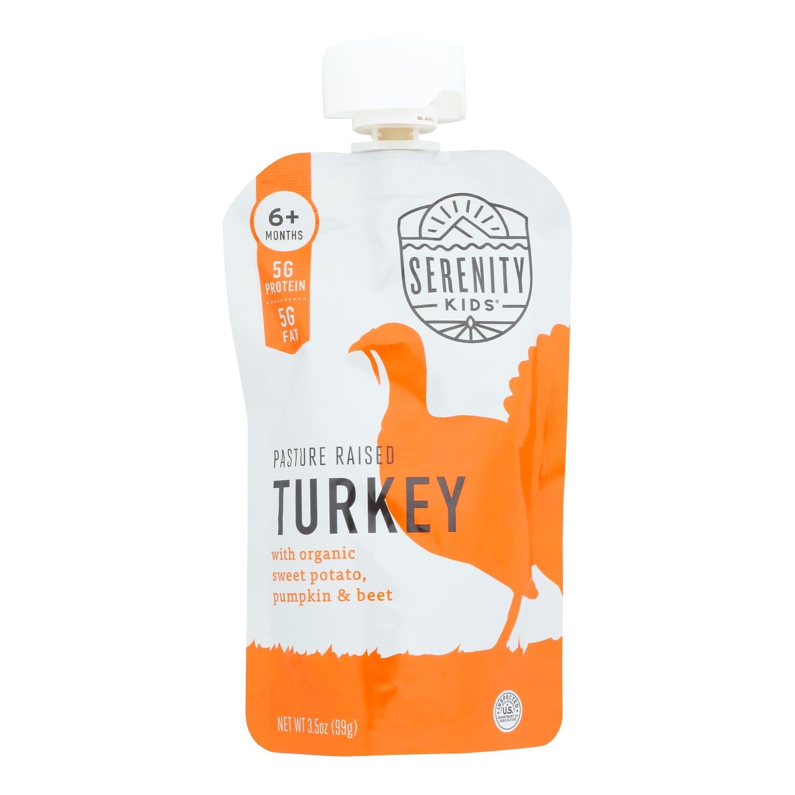 Serenity Kids Llc - Poch Turkey S Pot Pu Bt - Case Of 6-3.5 Oz