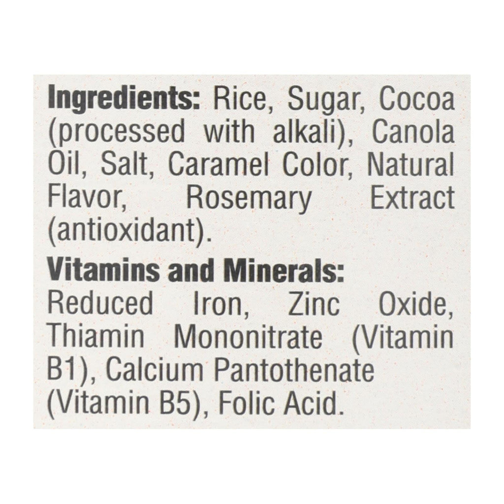 Moms Best Naturals Crispy Cocoa Rice Cereal, 17.5 Oz, 14-Pack