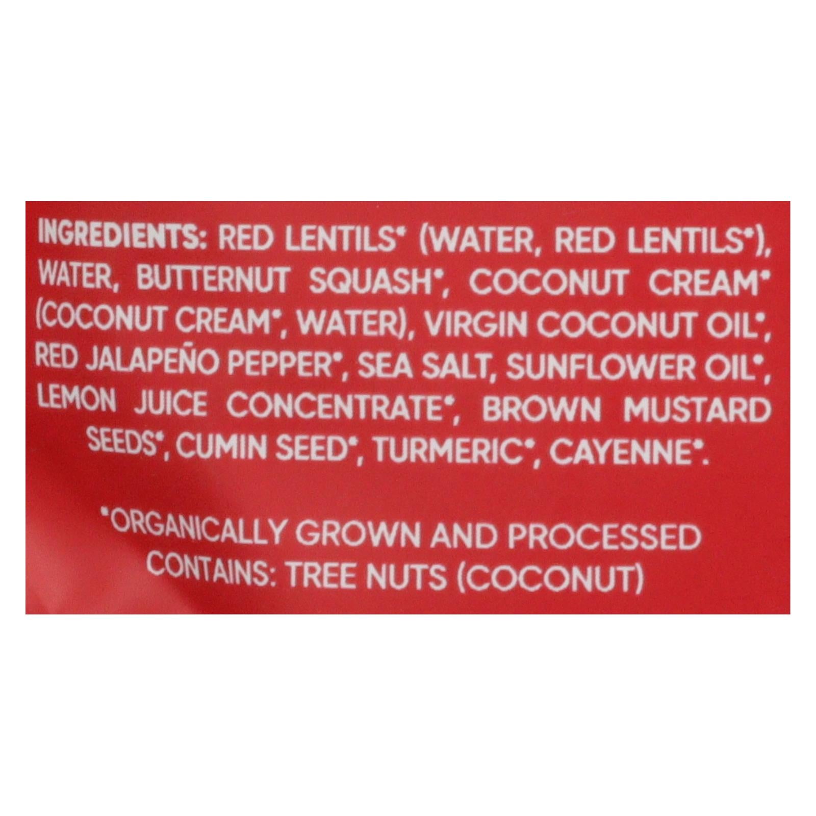 Maya Kaimal Organic Red Lentil Butternut Dal 10oz, 6-Pack