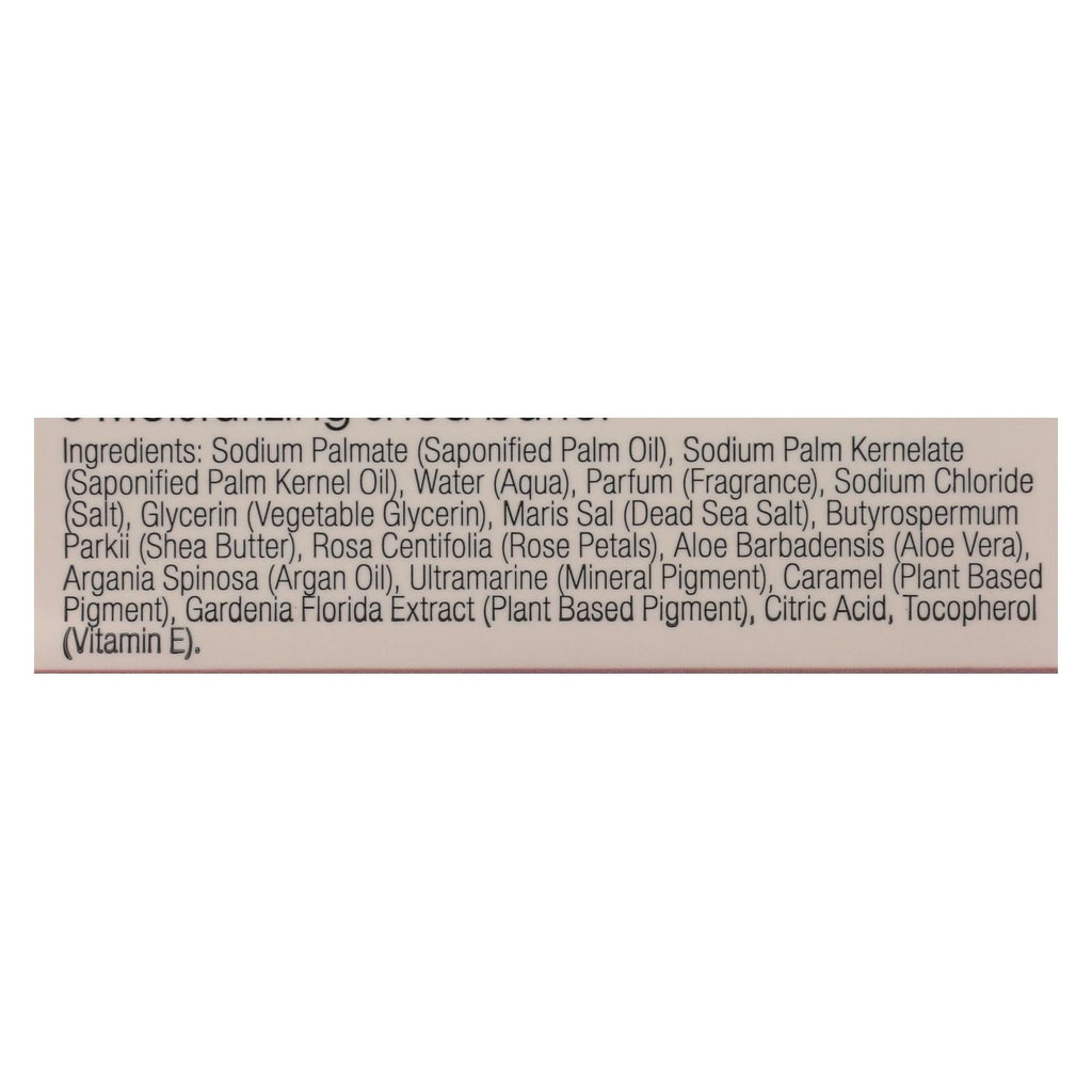 One With Nature Dead Sea Mineral Rose Petal Soap - 7 Oz