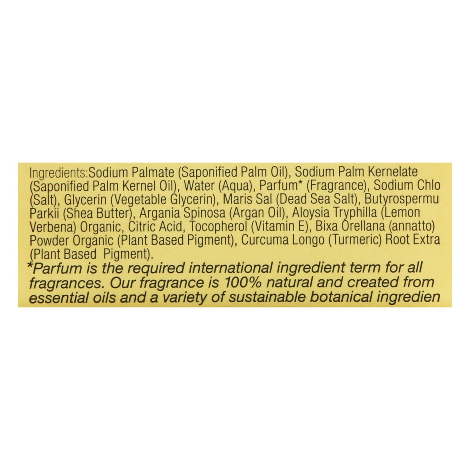 One With Nature Dead Sea Mineral Lemon Verbena Soap - 7 Oz