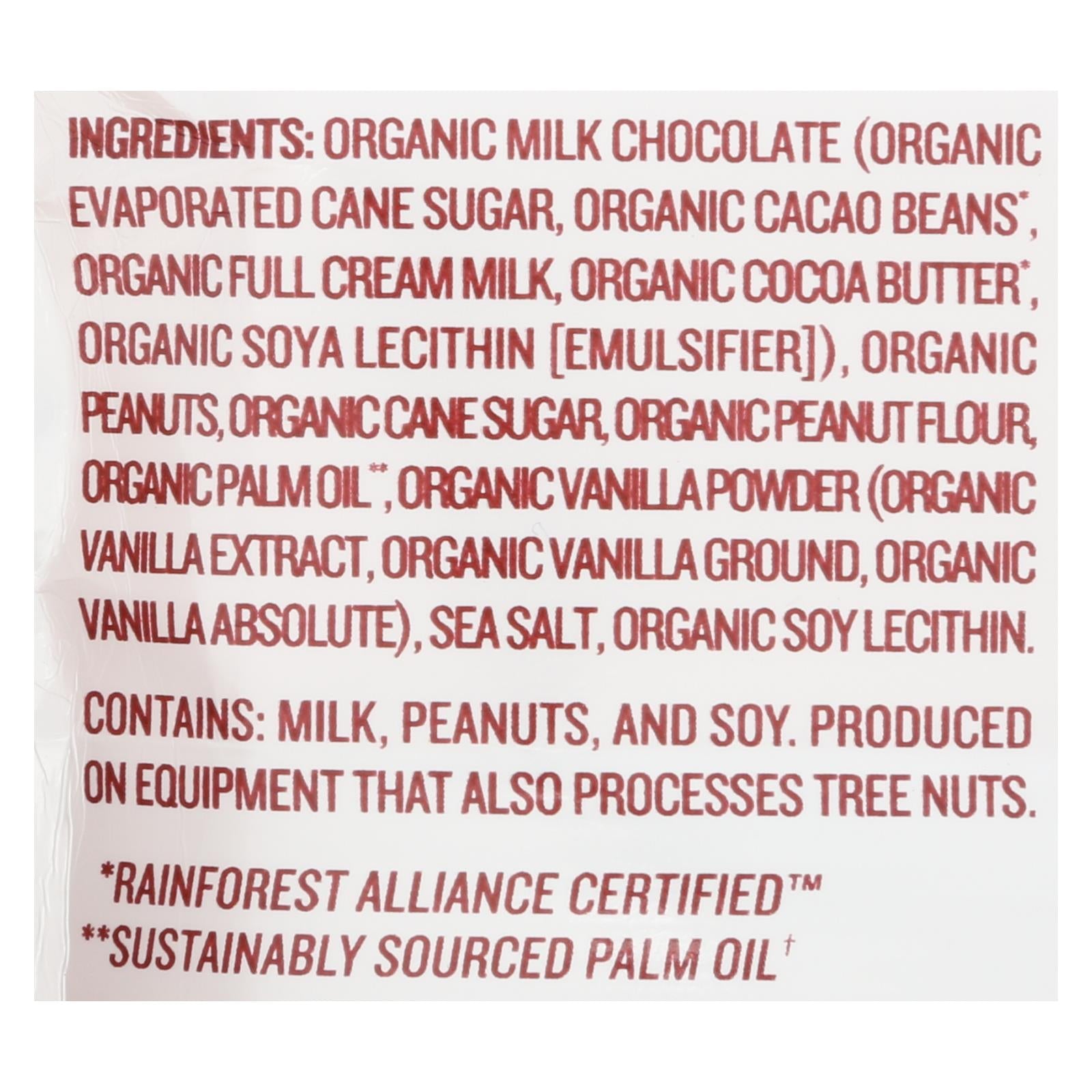 Justin's Organic Milk Chocolate Peanut Butter Cups, 12-Pack