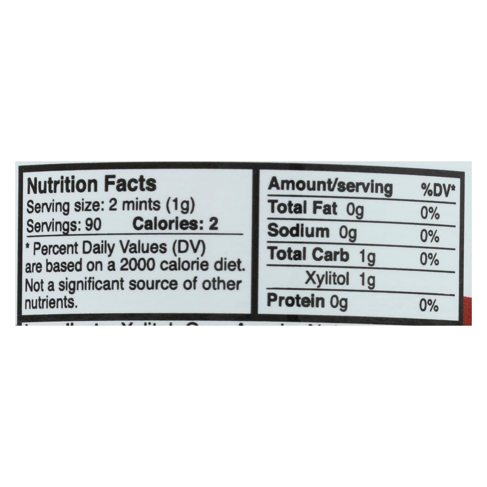 Epic Dental Cinnamon Xylitol Mints, 180 Count Bottle