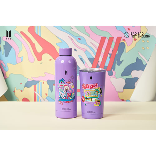 BTS x Bbne Dynamite - Water Tumbler And Water Bottle