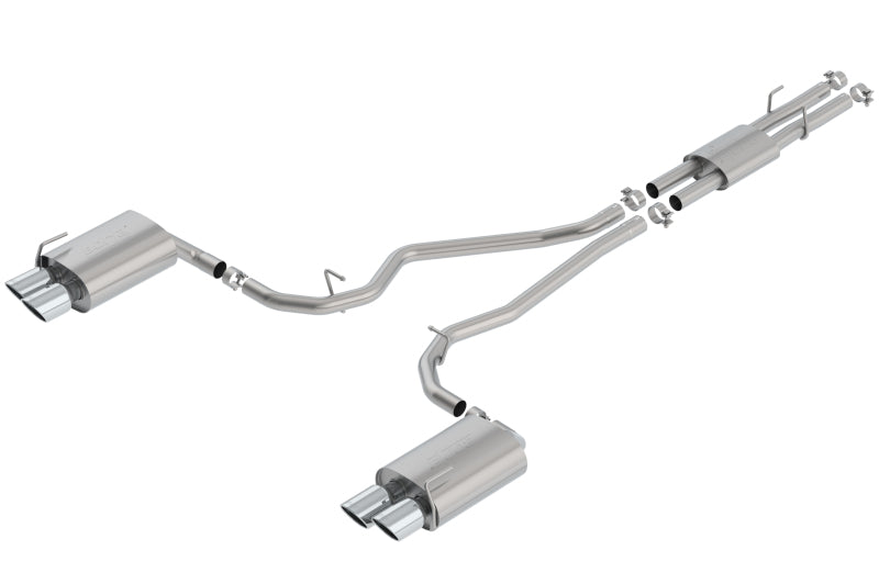 Borla 2020 Ford Explorer ST 3.0L V6 2.25in ATAK Exhaust - Chrome Tips 140821