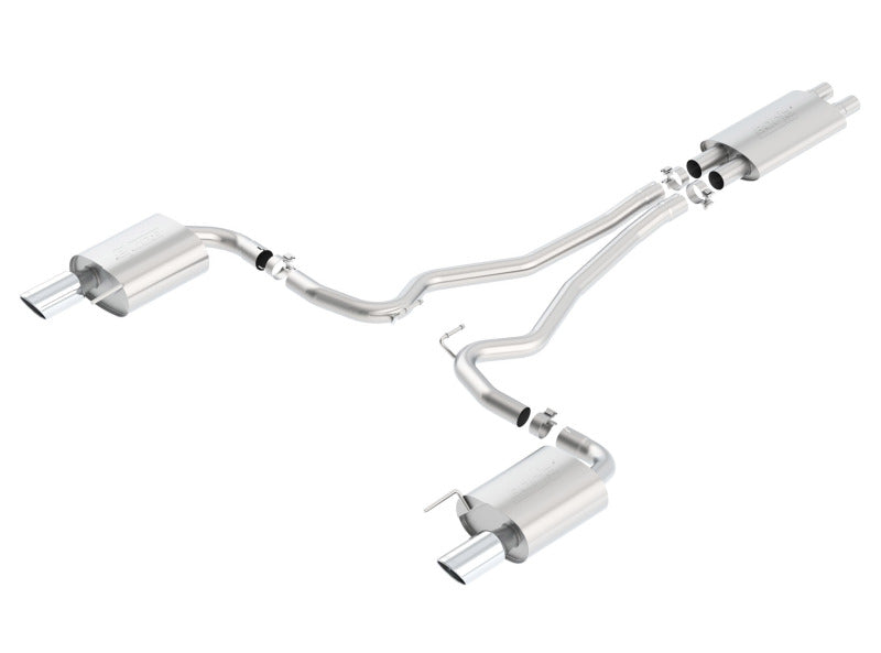 Borla Touring Cat-Back 15 Ford Mustang GT 5.0L V8 MT/AT 2.5in pipe 4in tip 140589