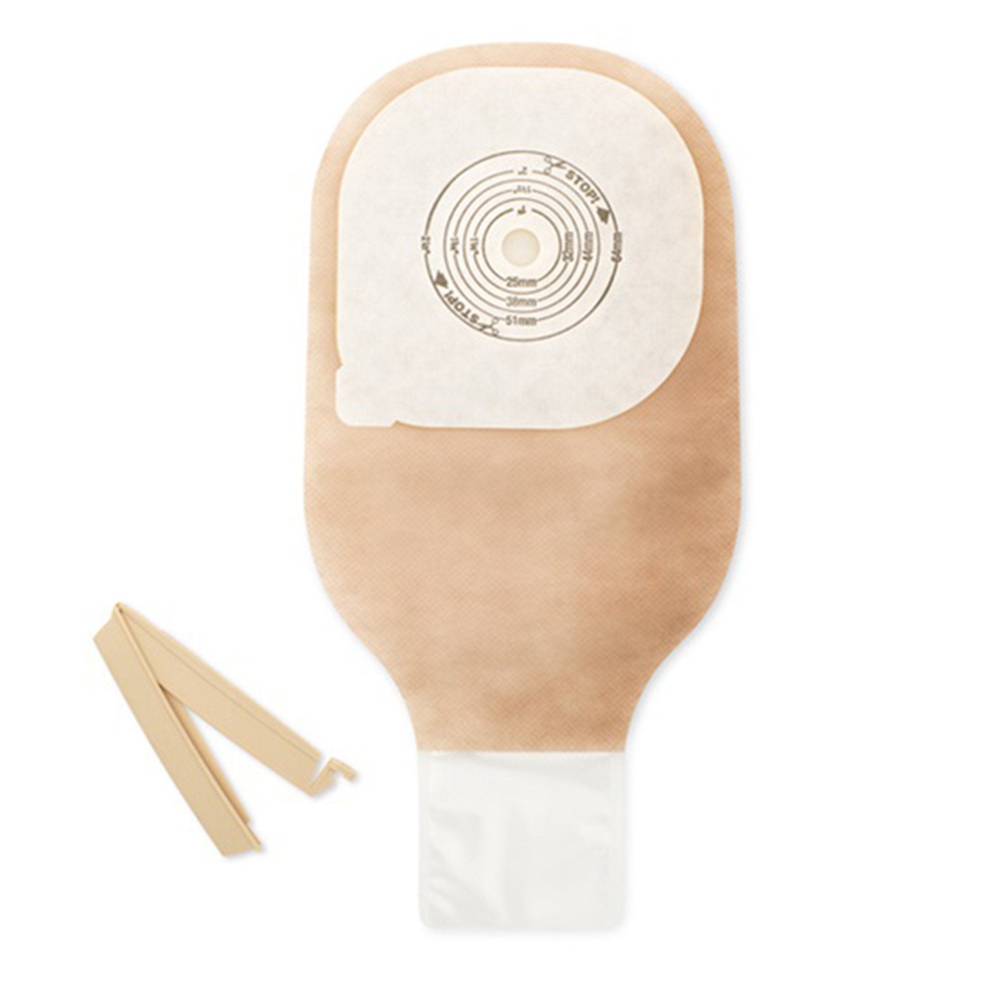 Premier™ One-Piece Ultra Clear Colostomy Pouch, 64mm Flange 88501
