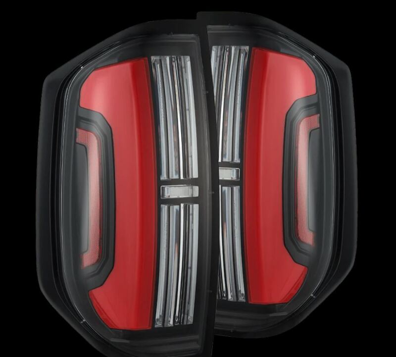 AlphaRex 14-21 Toyota Tundra Nova-Series LED Tail Lights - Black Red 672052 *Discontinued