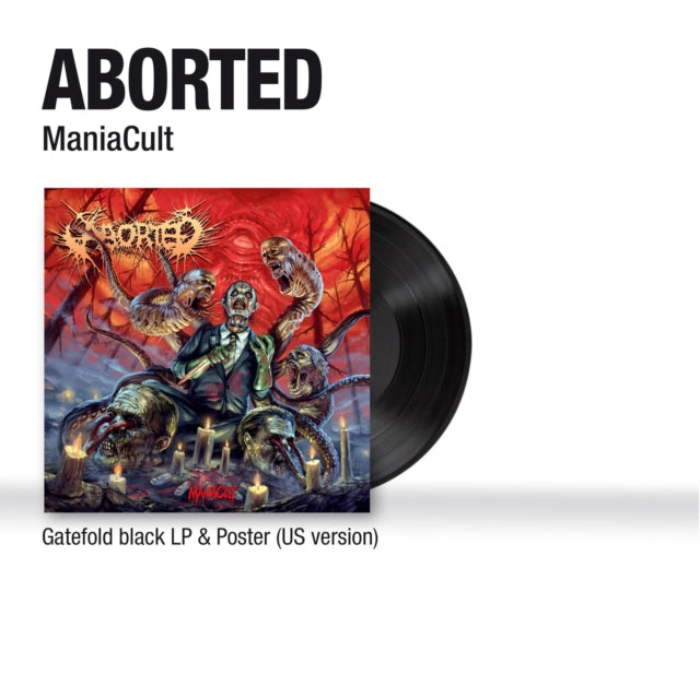 Aborted - Maniacult & Engineering The Dead (Limited Edition/Red LP Vinyl Vinyl) - Bundle