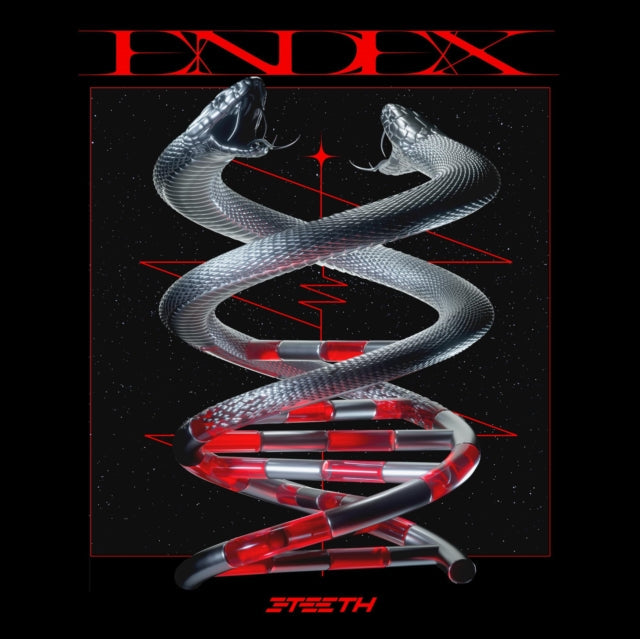 3Teeth - Shutdown.Exe (Red/Silver LP Vinyl) & Endex (Red Smoke LP Vinyl)