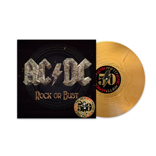 Ac/Dc - If You Want Blood You’Ve Got It (50Th Anniversary/Gold Color LP Vinyl) & Power Up (180G/Gatefold Jacket/Inner Sleeve) & Back In Black (180G) & Rock Or Bust (50Th Anniversary/Gold Color LP Vinyl)