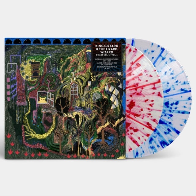King Gizzard & The Lizard Wizard - Demos Vol. 5 + Vol. 6 (2LP/Red & Blue Splatter Vinyl)