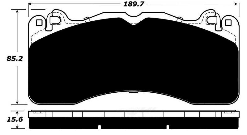 Porterfield Brake Pads for 2017 FORD Mustang GT Perf. Pkg