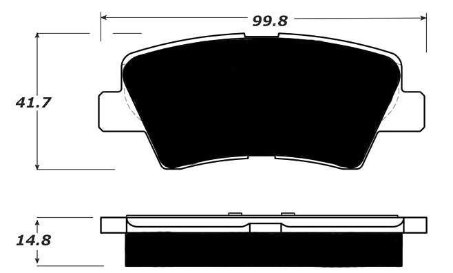 Porterfield Brake Pads for 2015 KIA FORTE SX
