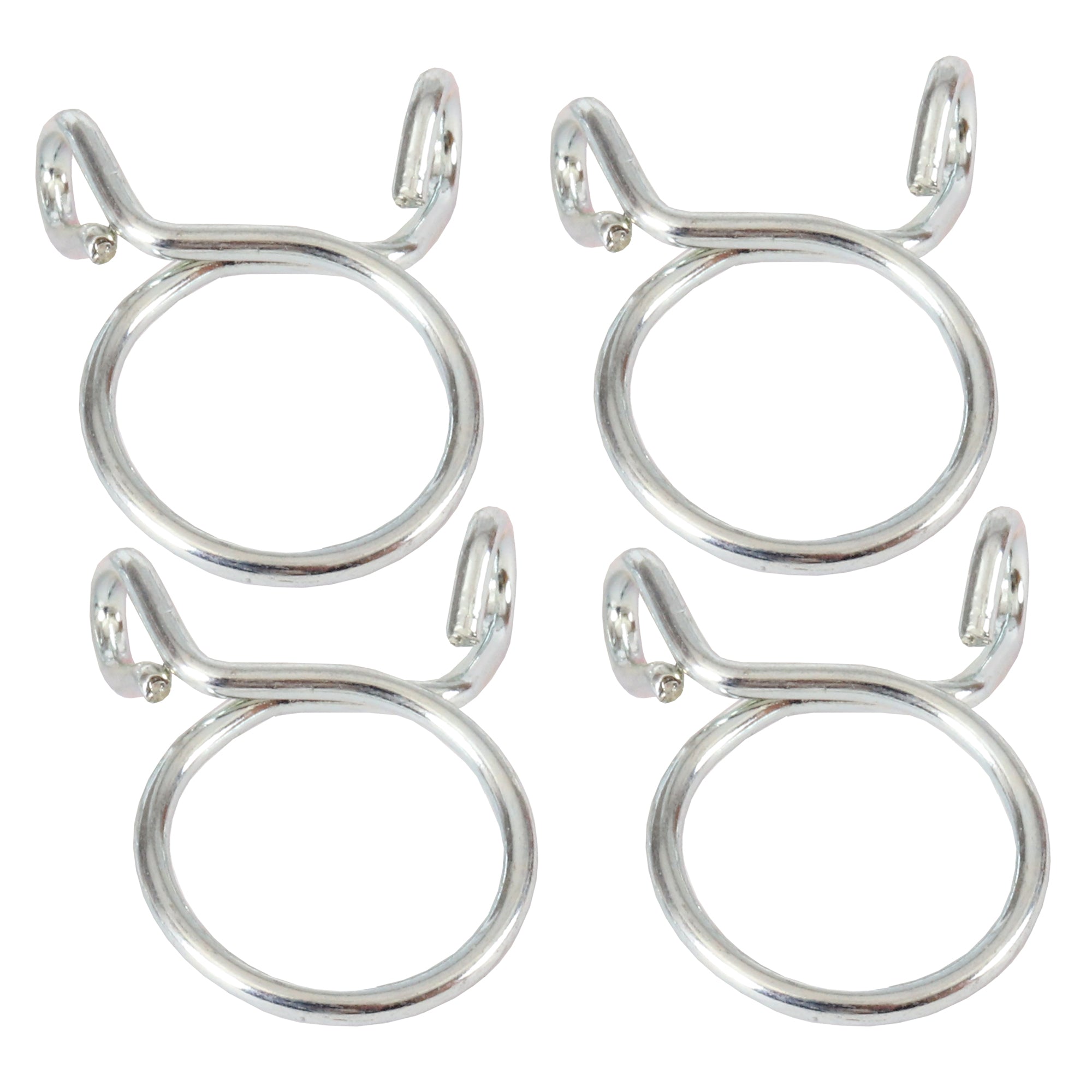 ALL BALLS, ALL BALLS Hose Clamps Refill Kit 4-Pack — Durable Stainless Steel Clamps for Automotive and Marine Applications