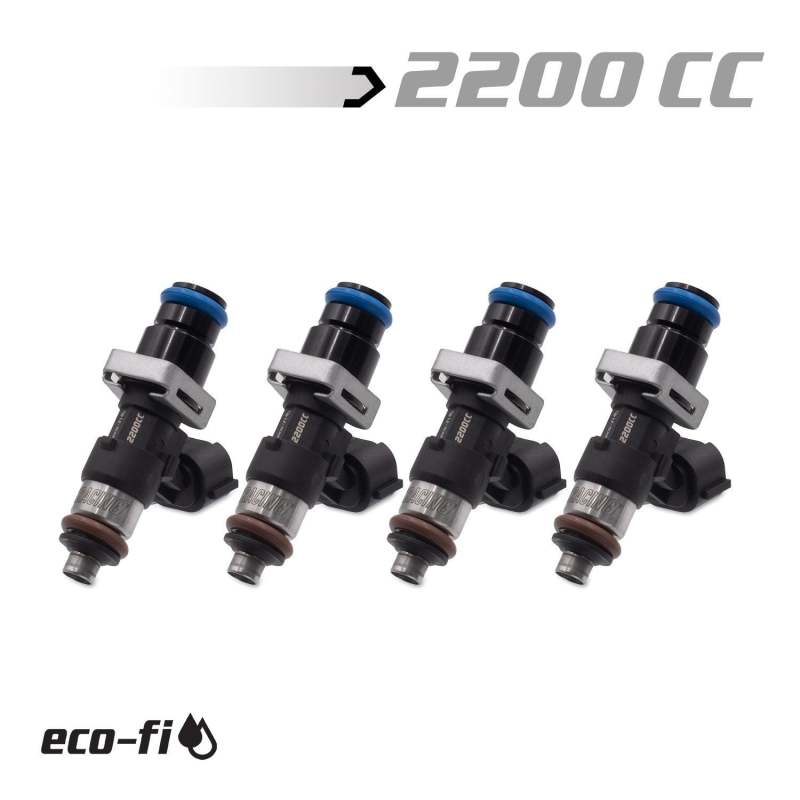 BLOX Racing 2 200CC Street Injectors 38mm With 1/2in Adapter 11mm Bore (Fits Honda K) BXEF-04914.14.K-2200-4