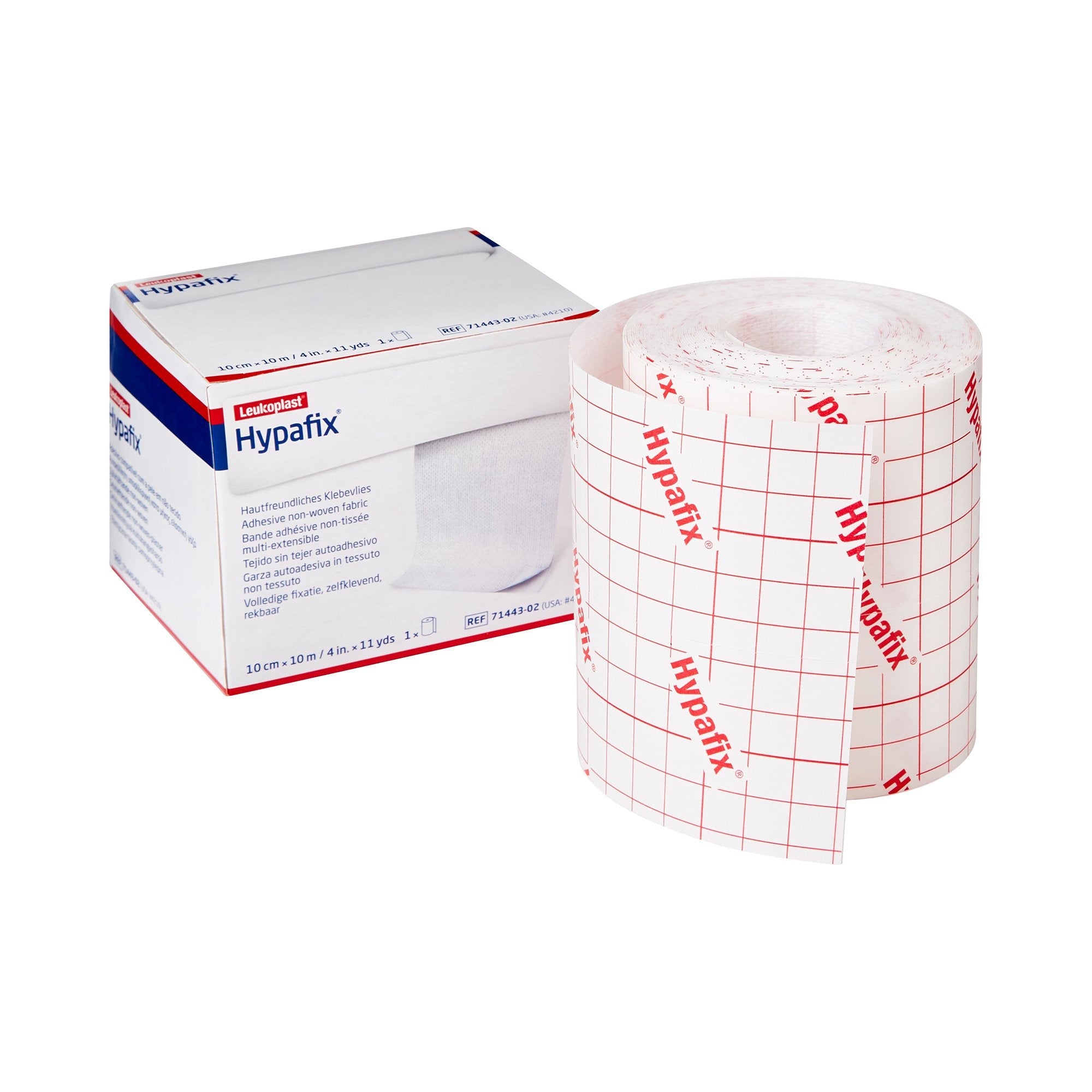 Hypafix® Nonwoven Dressing Retention Tape, 4 Inch x 10 Yard, White 4210