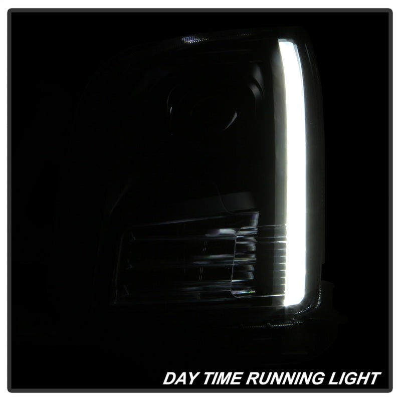 SPYDER xTune 06-09 Ford Fusion Light Bar DRL Projector Headlights - Black (PRO-JH-FFU06-LB-BK) 9042119