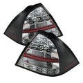 SPYDER Mercedes Benz W203 C-Class 05-07 4DR Sedan LED Tail Lights Black ALT-YD-MBZC05-LED-BK 5069955