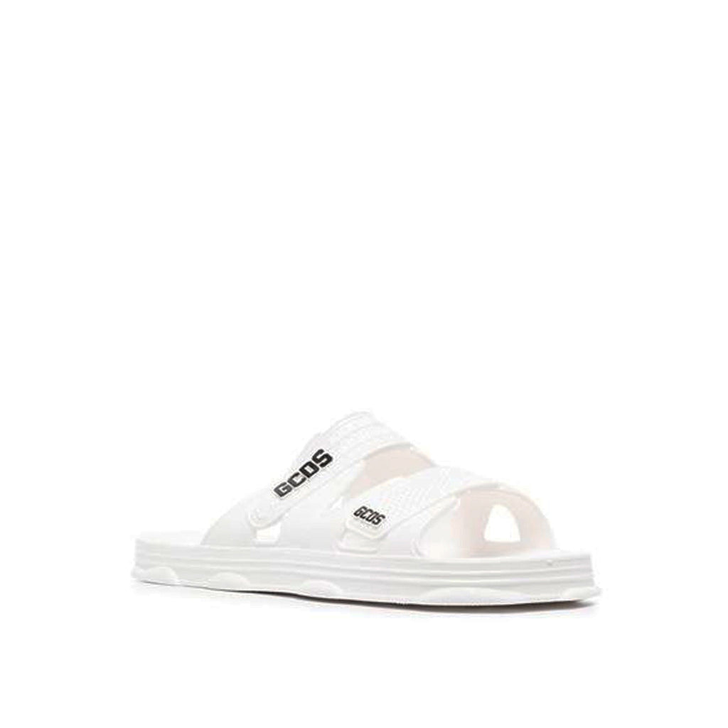 Gcds Rubber Logo Flats Sandals