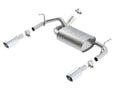 Borla 12-14 Jeep Wrangler JK 2Dr & 4Dr Rear Section ATAK Single Sqaure Rolled Angle-Cut Exit Exhaust 11860