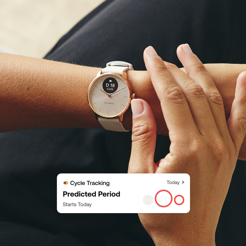 Withings ScanWatch Light Smart Watch, 37mm, Sand HWA11-MODEL 1-ALL-INT
