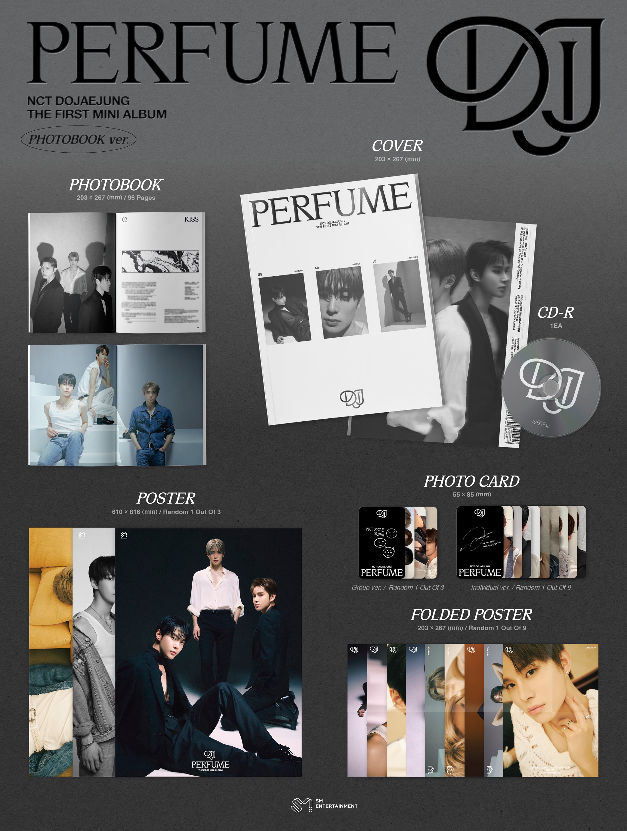 NCT Dojaejung 1st Mini Album - Perfume (Box/Photobook Version)