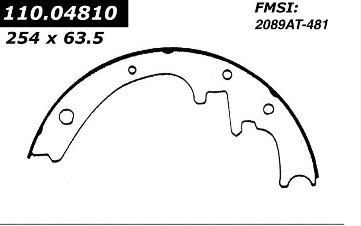 Porterfield Brake Shoes for 1983 LINCOLN TOWN CAR