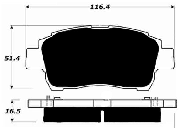 Porterfield Brake Pads for 2015 SCION iQ