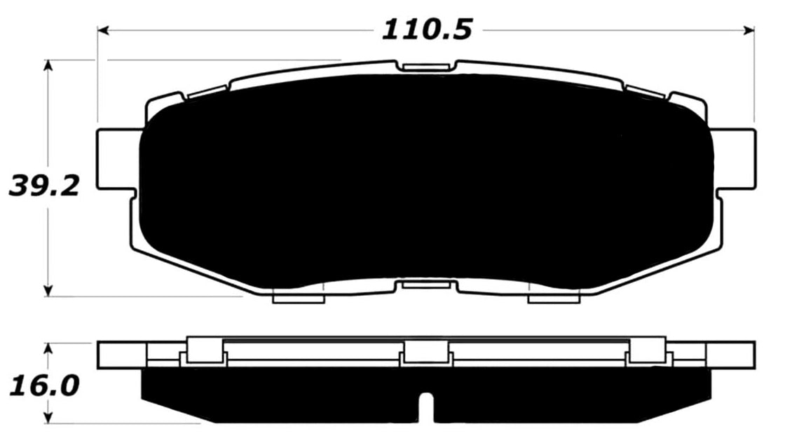 Porterfield Brake Pads for 2015 SUBARU FORESTER 2.0L