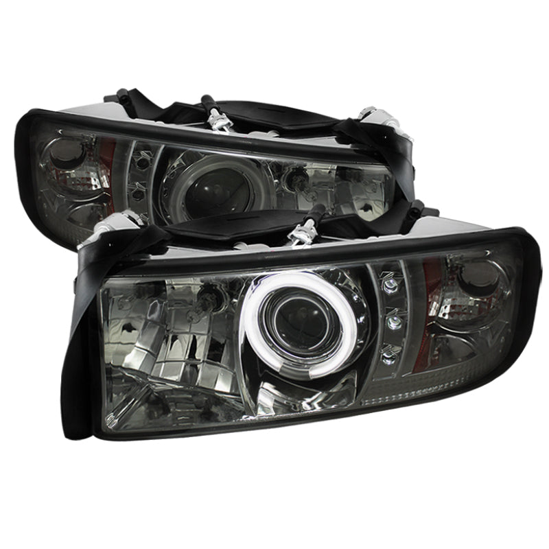 SPYDER Dodge Ram 1500 94-01 94-02 Projector Headlights CCFL Halo LED Smke PRO-YD-DR94-CCFL-SM 5064165