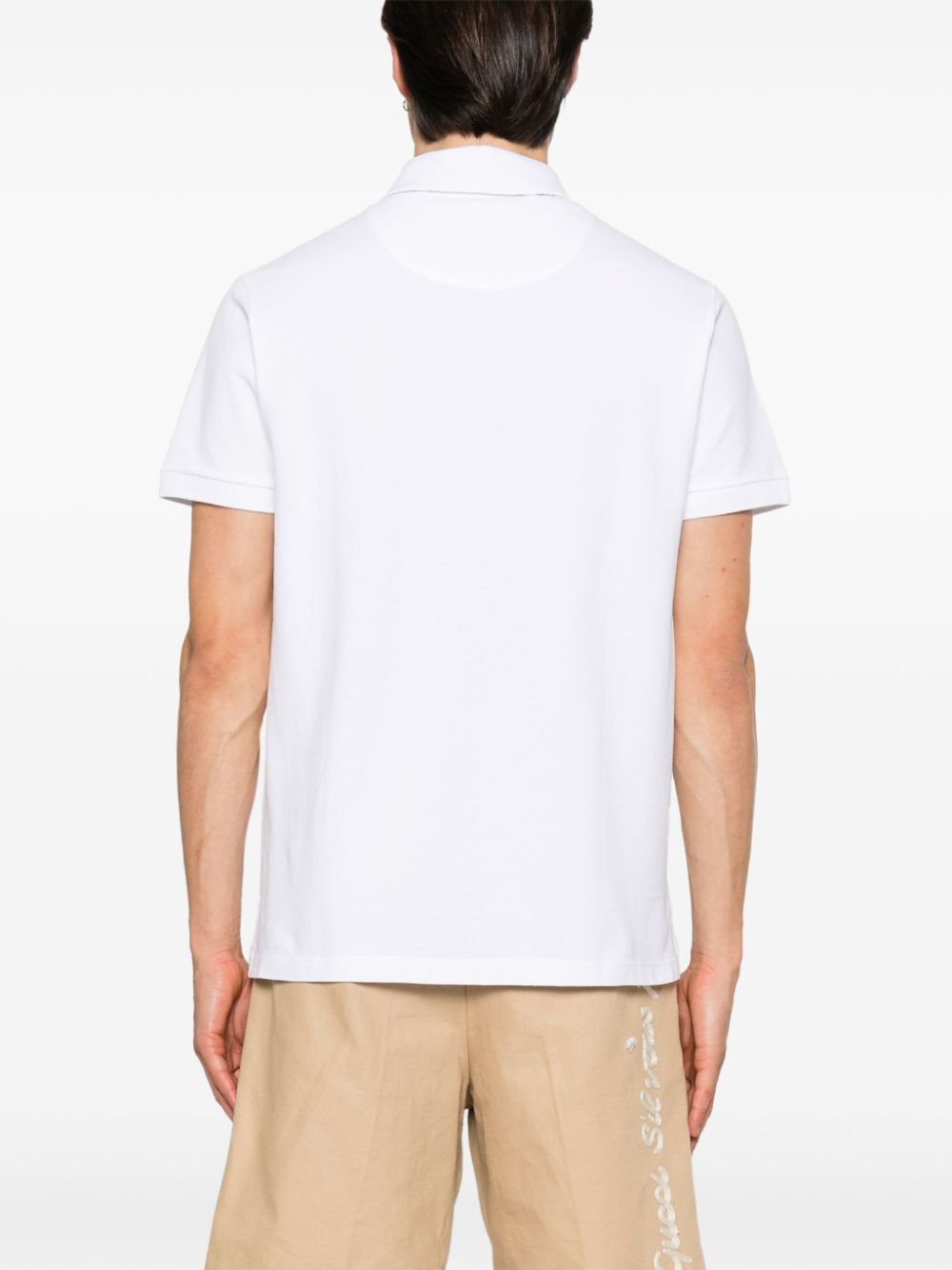 Etro Men Pegaso-Embroidered Polo Shirt