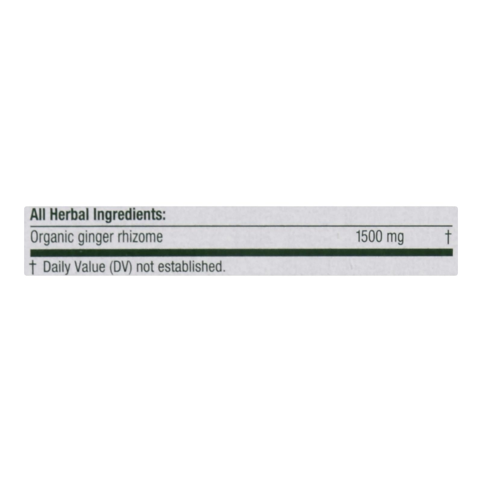Organic Ginger Herbal Tea, 16 Bags, Case of 6