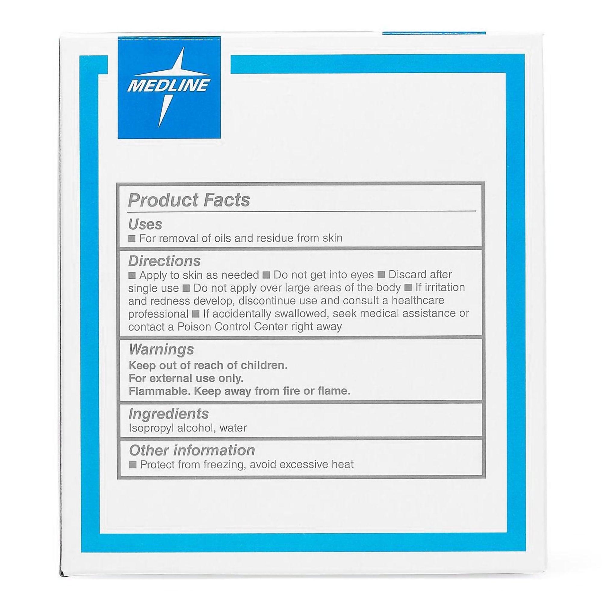 Impregnated Swabstick 70% Strength Isopropyl Alcohol Individual Packet Sterile MDS093810