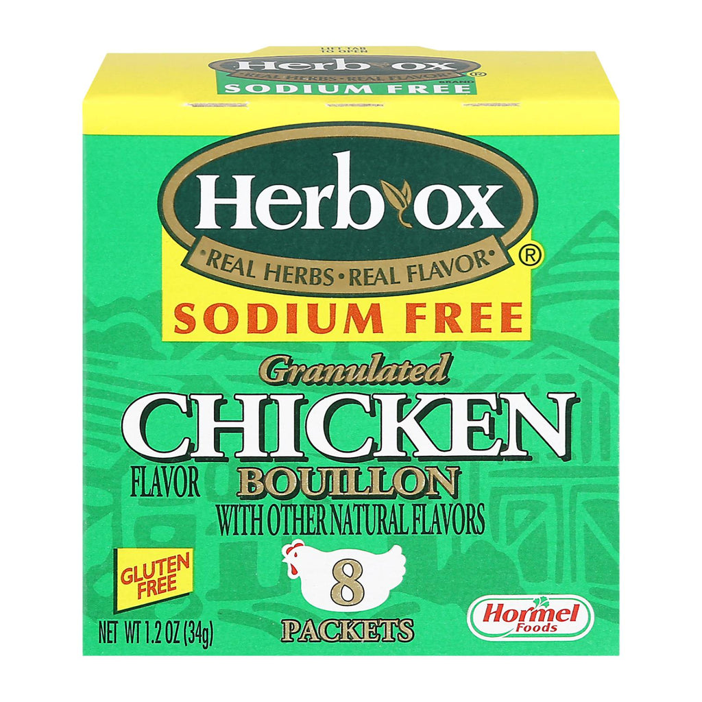 Herb-ox Chicken Bouillon, Low Sodium, 12 Pack